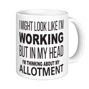 Allotment Mugs - I might Look Like I'm Working But In My Head I'm ...
